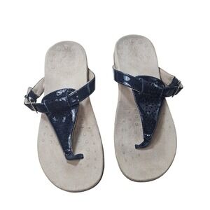 Vionic Shoes Womens Size 8 Navy Tropez II Sandal Orthotic Arch Support‎ W6123
